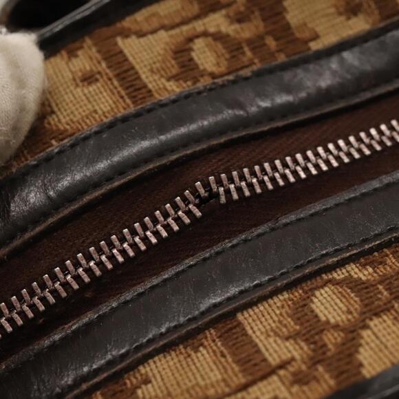 DIOR Trotter Canvas Hand Bag Brown - Picture 7 of 12